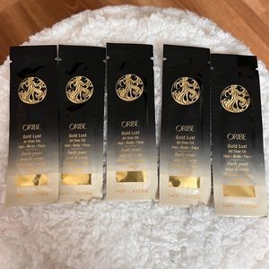 ORIBE packets of 5 sample
Gold Lust
All Over Oil
Hair • Body • Face